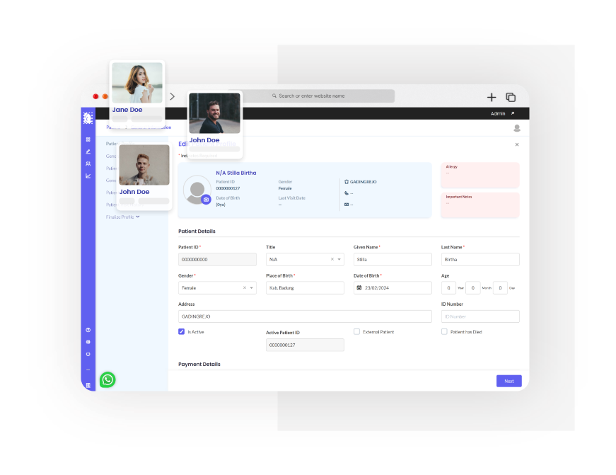 patient profile ksatria